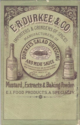 E.R. Durkee & Co's Practical Cook Book : with nearly three hundred economical, useful and tested recipes.