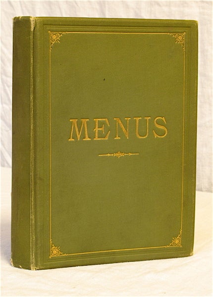 Item #2371 Austro-Hungarian Menu Collection. Album – menus, Vienna, Bratislava.