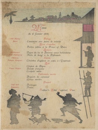 Austro-Hungarian Menu Collection.