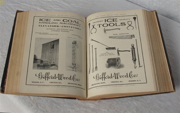Item #2921 Cold Storage and Ice Trade Journal. Volumes 35-36, (12 issues in all). Trade Journal -...