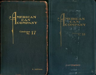 Tin Can Company trade catalogues, featuring nine American Can Company volumes and one Erie Can Company.