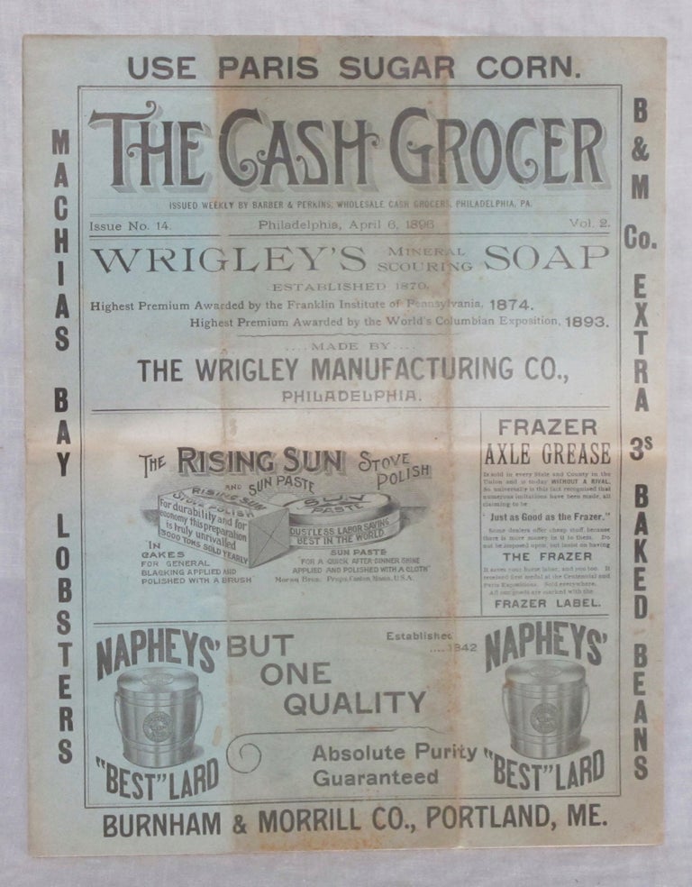 Item #3642 The Cash Grocer : Issued Weekly by Barber & Perkins, Wholesale Cash Grocers,...