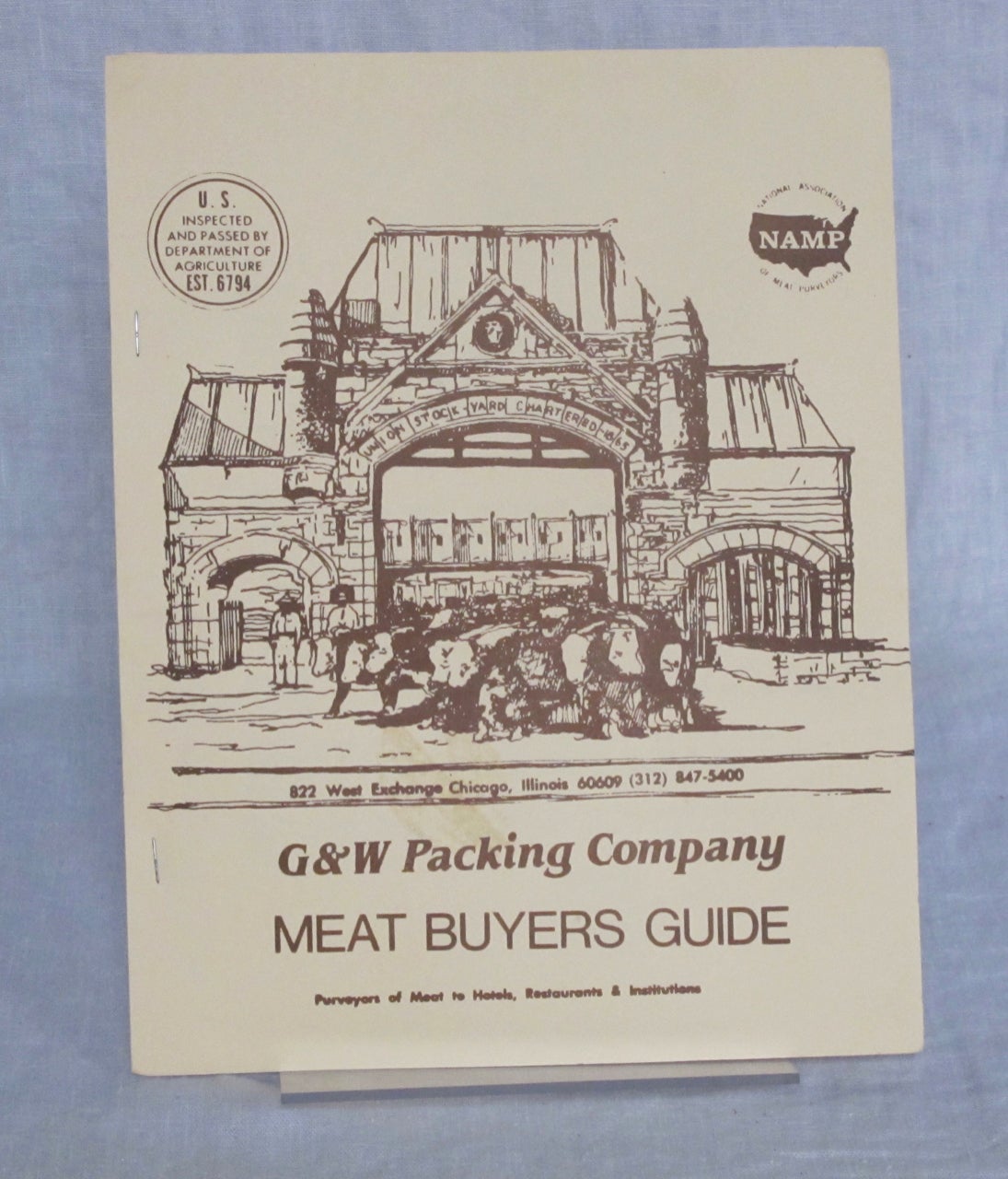 Item #3643 G & W Packing Company Meat Buyers Guide. G, W Packing Company.