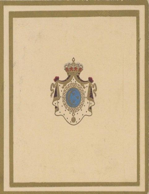Item #3864 A collection of late 19th and early 20th century Egyptian Menus. Menu collection...