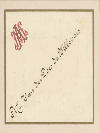 A collection of late 19th and early 20th century Egyptian Menus.