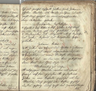 Recept Buch für Matilde Lehmann in Liebemuehl. 1853.