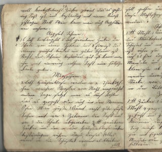 Recept Buch für Matilde Lehmann in Liebemuehl. 1853.