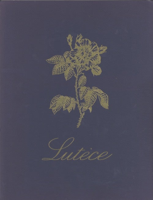 Item #4330 Lutèce Carte des Vins. Wine List, André Surmain, André Soltner.