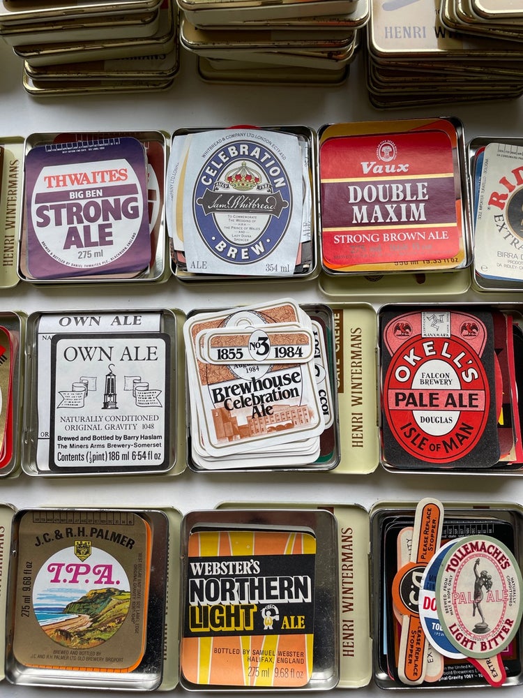 Item #4618 Archive of British Beer Labels. Labels – beer