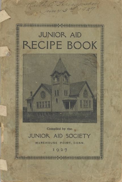 Item #5215 Junior Aid Recipe Book. Compiled by the Junior Aid Society of the Wesley M. E. Church,...