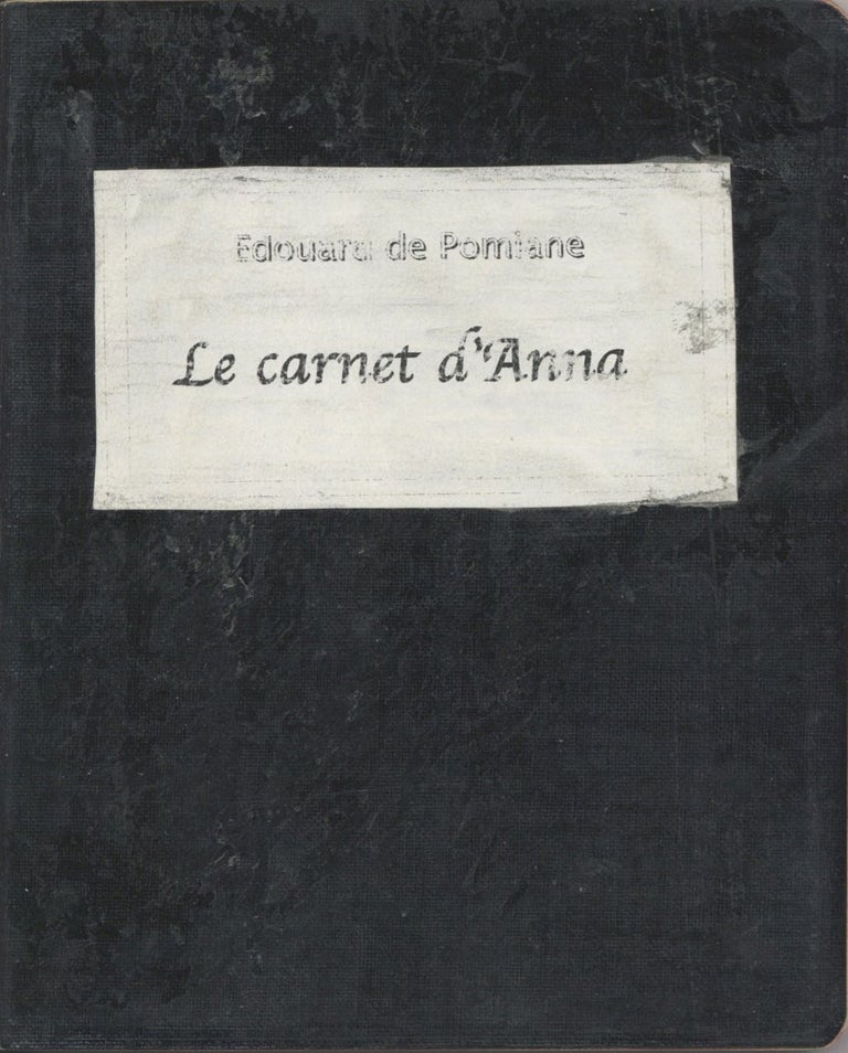 Item #5543 Le Carnet d'Anna. Edouard de Pomiane