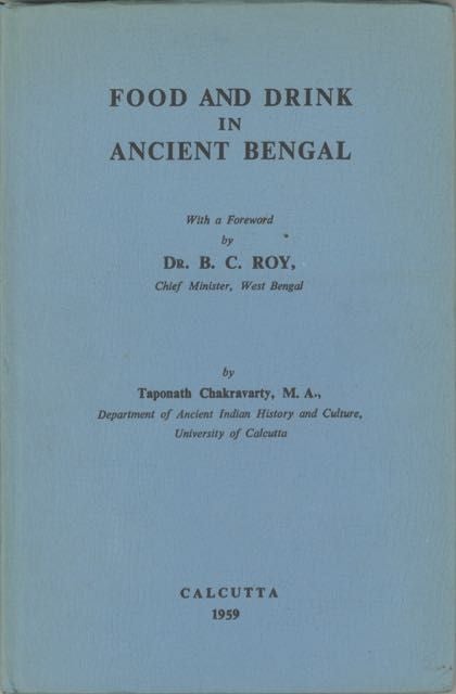 Item #6116 Food and Drink in Ancient Bengal. Taponath Chakravarty