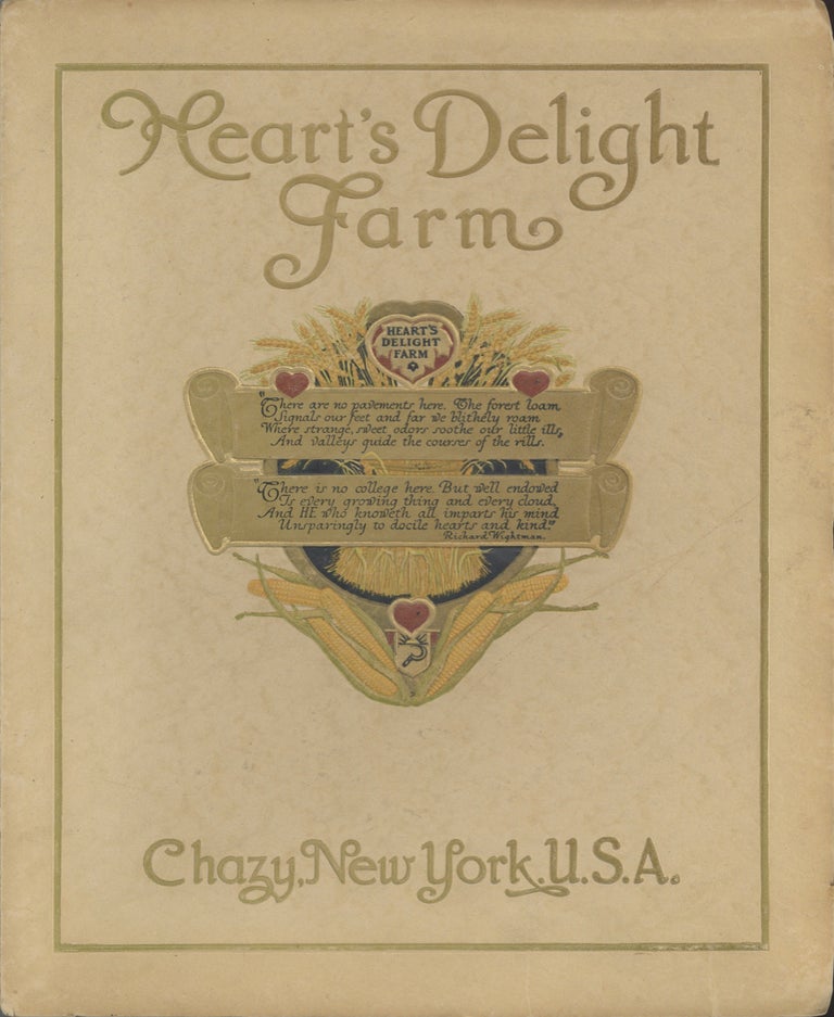 Item #6562 Heart's Delight Farm [title from cover]. W. H. Miner, William