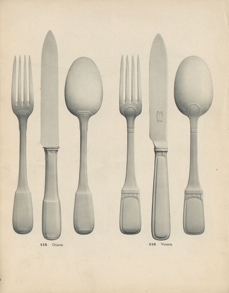 Item #6596 Couverts Orfèvrerie : style moderne. No. 6. Trade catalogue – Tableware, Boulenger