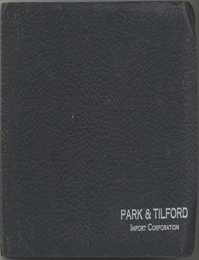 Item #6854 Park & Tilford Quality Group. Trade catalogue – spirits distributor, Park,...
