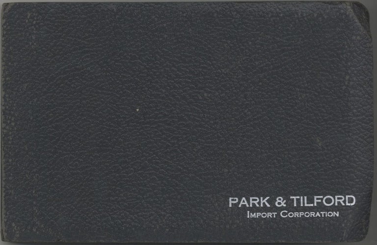 Item #6854 Park & Tilford Quality Group. Trade catalogue – spirits distributor, Park,...