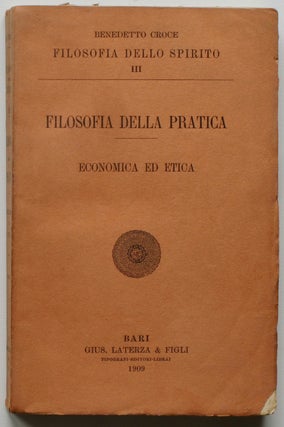 Filosofia della Pratica. Economica ed etica