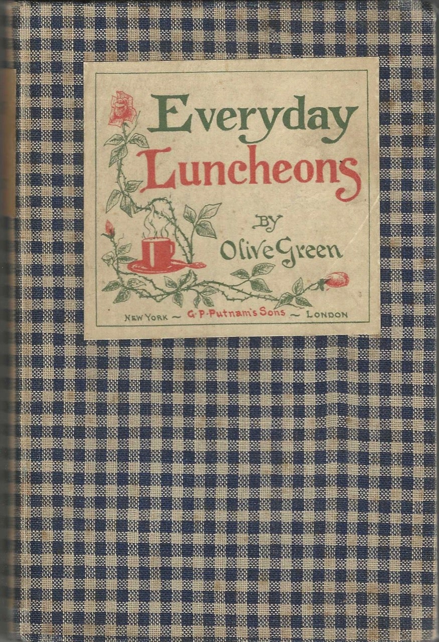 Item #8081 Everyday Luncheons. Olive Green, Myrtle Reed.