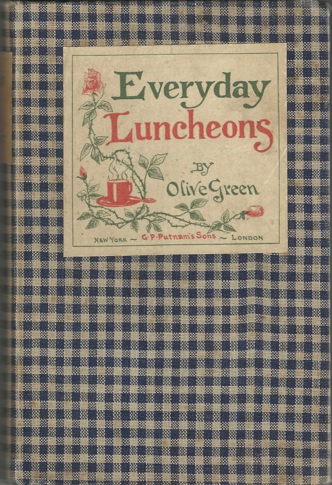 Item #8081 Everyday Luncheons. Olive Green, Myrtle Reed