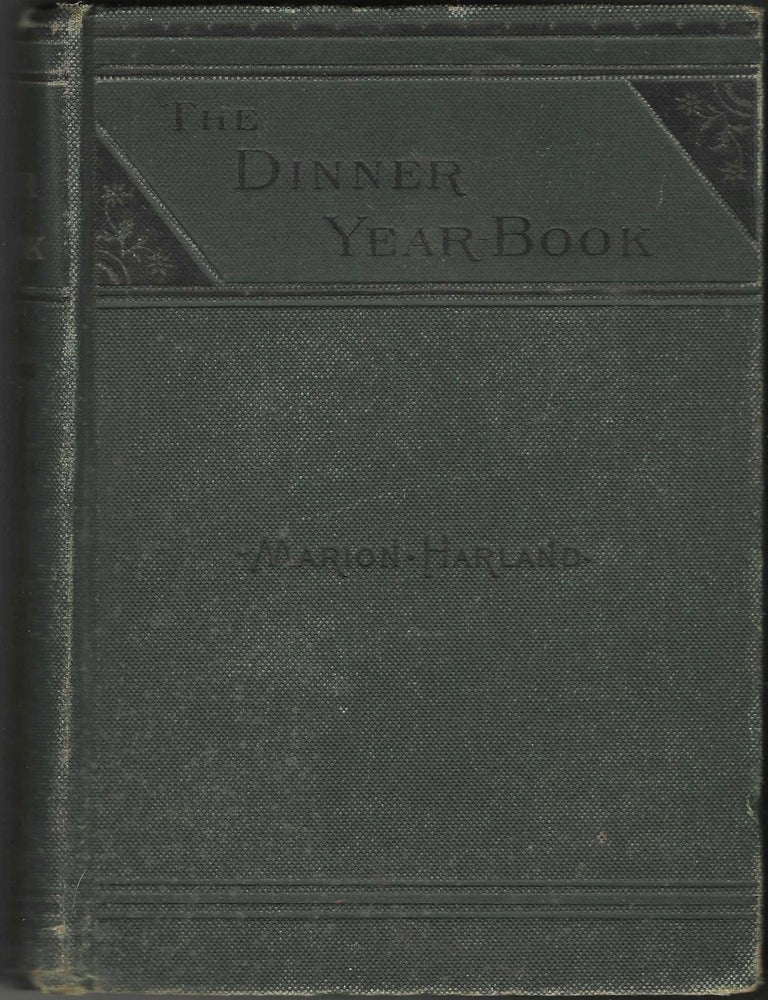 Item #8094 The Dinner Year-Book. Marion Harland, Mary Virginia Terhune