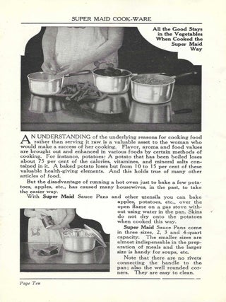 Your Work Room, Equipped for better cooking with less work (title from cover).