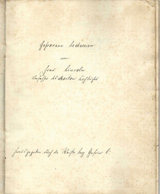 Gefrorene Leckereien, von Frau Lincoln, Autor des Boston Cook-Buches. [Frozen Dainties, by Mrs. Lincoln, author of the Boston Cook Book].