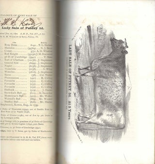 Catalogue, Joint Public Sale of Short-Horn Cattle, property of James Mix, Bailey and Goodspeed and H. Ludington, Wednesday May 9th, 1877, at Dexter Park, Chicago, Col. L.P. Muir, auctioneer.