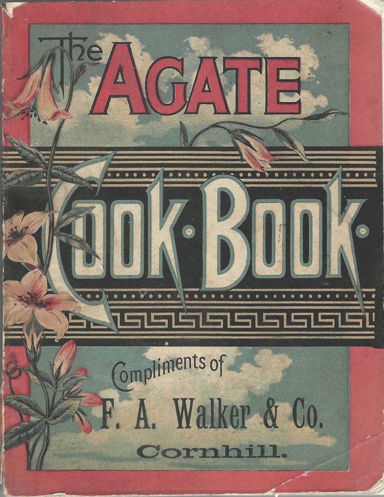 Item #8436 The Agate Cook Book [title from cover]. Trade catalogue – Agate Iron Ware...