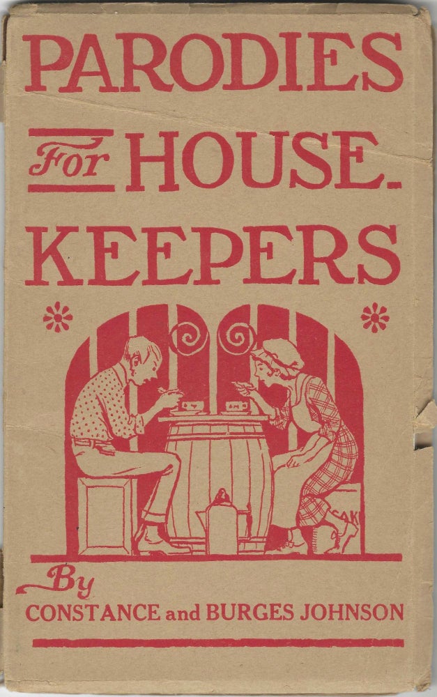 Item #8494 Parodies for Housekeepers. Constance Johnson, Burges