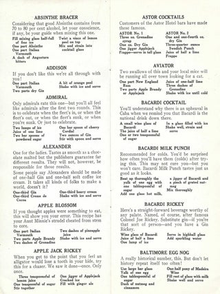 101 Drinks and How to Mix Them.