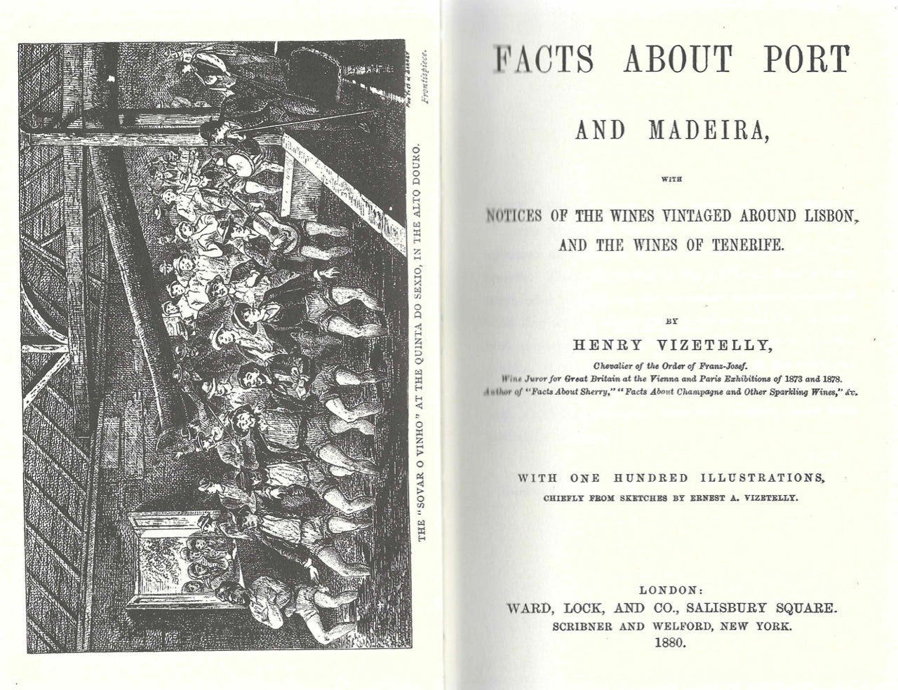 Item #8651 Facts About Port and Madeira.[facsimile edition]. Henry Vizetelly.