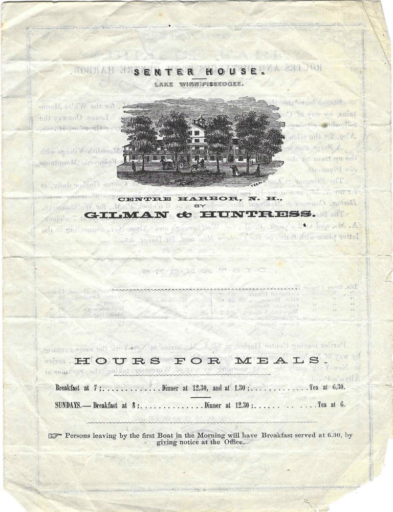 Item #8893 Thirty-one Menus from the Grand Hotels of New Hampshire's Atlantic Shore and White...