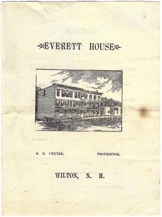 Thirty-one Menus from the Grand Hotels of New Hampshire's Atlantic Shore and White Mountains.