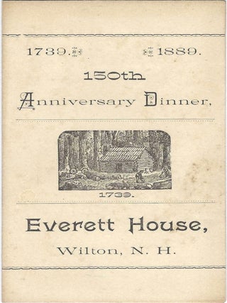 Thirty-one Menus from the Grand Hotels of New Hampshire's Atlantic Shore and White Mountains.