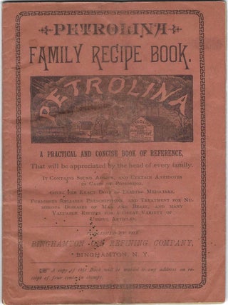 Petrolina Family Recipe Book: a practical and concise book of reference, that will be appreciated by the head of every family.