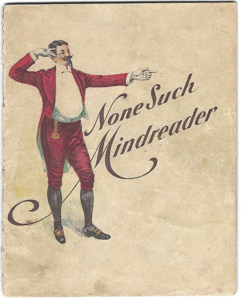 Item #8936 None Such Mindreader. Merrell-Soule Co, N. Y. Syracuse