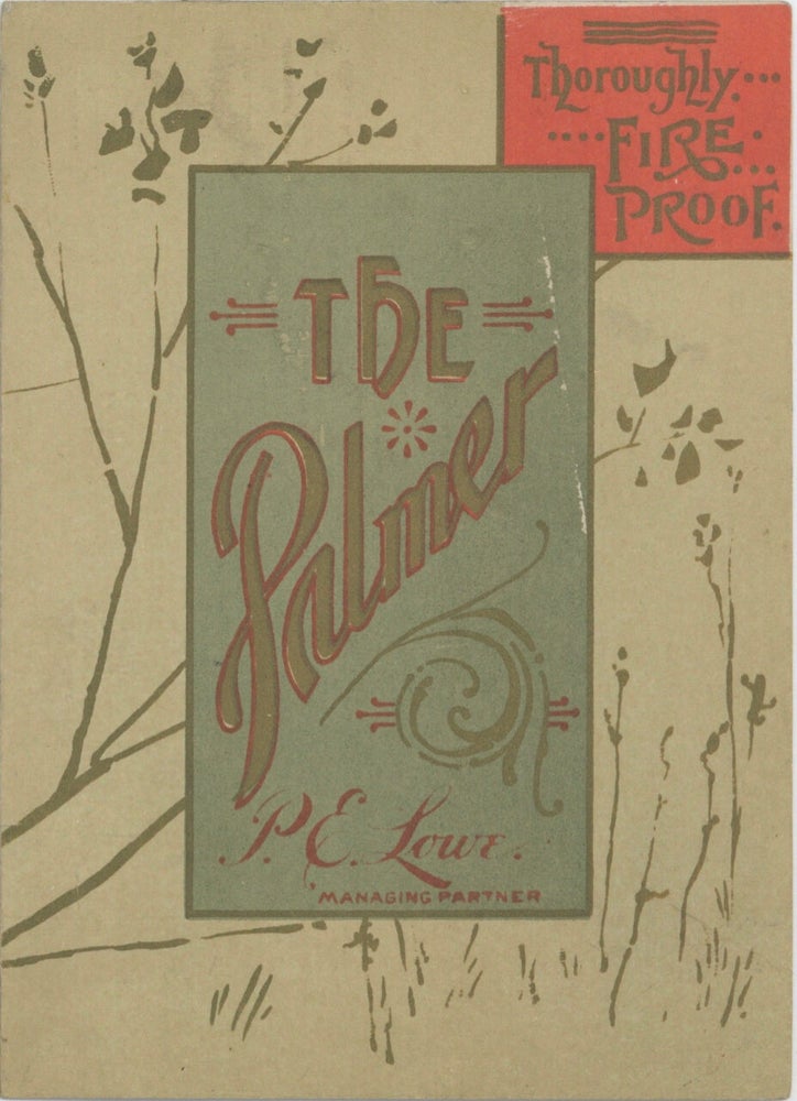 Item #9189 Collection of menus from Chicago's grand hotel. Menu collection – Palmer House,...