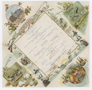 Collection of menus from Chicago's grand hotel.