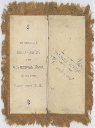 Collection of menus from Chicago's grand hotel.