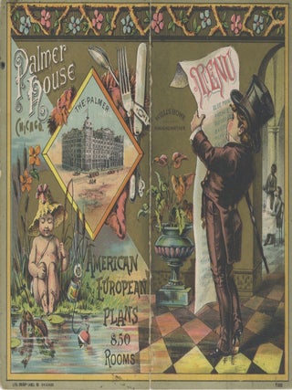 Collection of menus from Chicago's grand hotel.