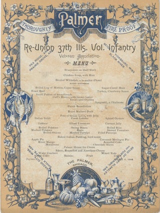 Collection of menus from Chicago's grand hotel.
